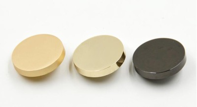 ZJ    金屬平面鈕扣  10mm  12mm  15mm  18mm  20mm  23mm  25mm  28mm  鋅合金電鍍 正面照